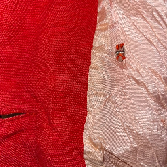 Miss AJ beautiful red Vintage Coat - Picture 5 of 6